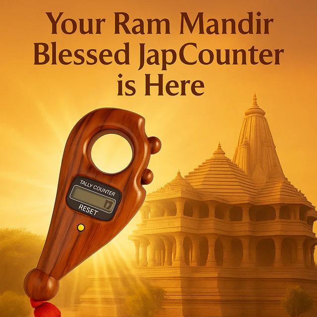 Tulsi Wood Digital Jaap Counter