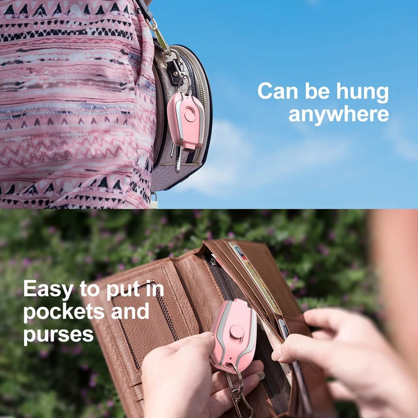 Keychain Portable Charger,1500mAh Mini Power Emergency