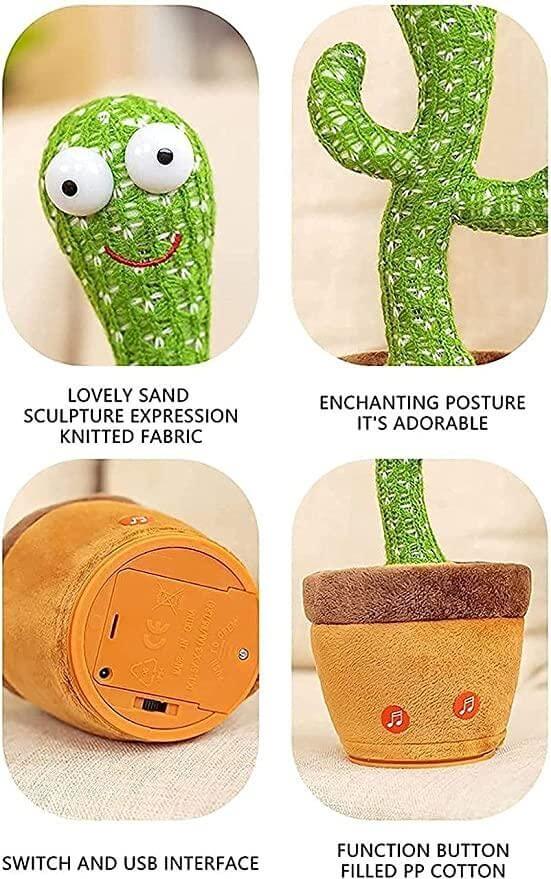 Interactive Dancing & Talking Cactus Toy