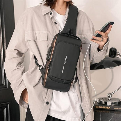 Waterproof Anti-Theft Sling Bag for Men & Women