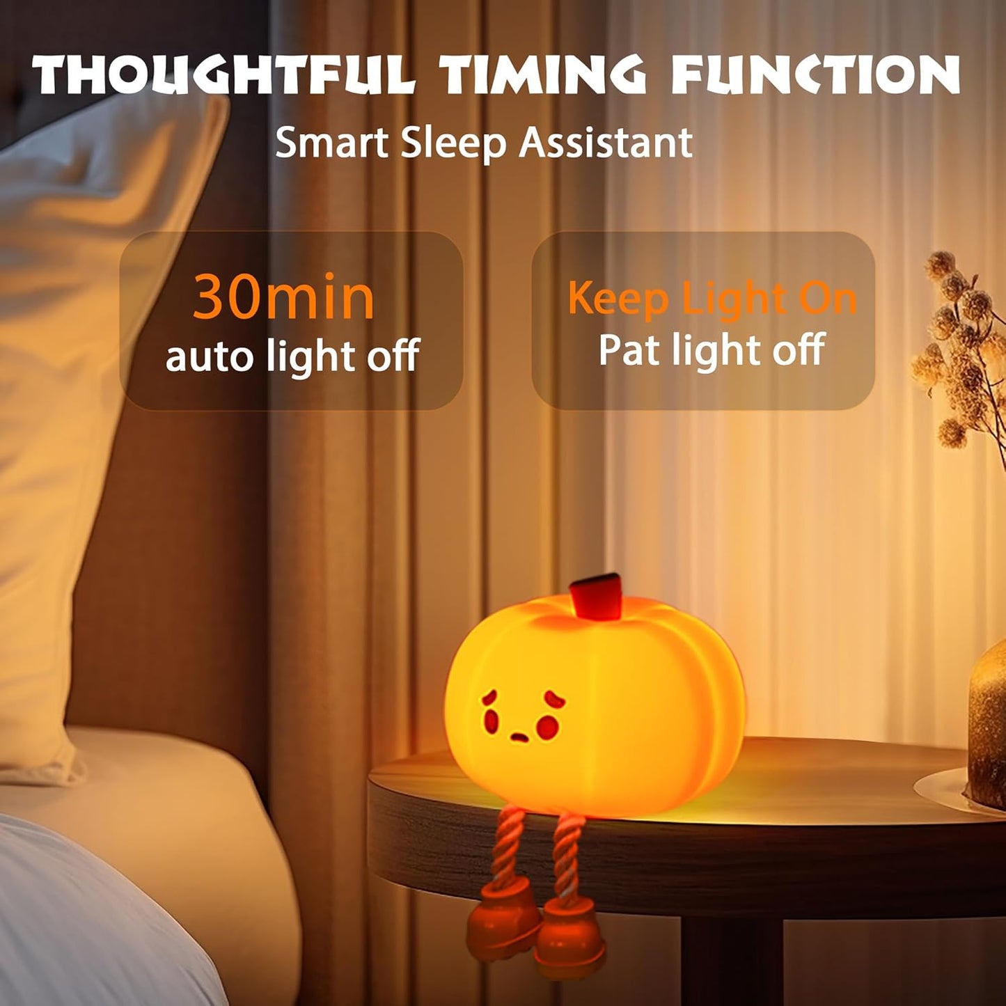 Magical Pumpkin Glow Mood Lamp