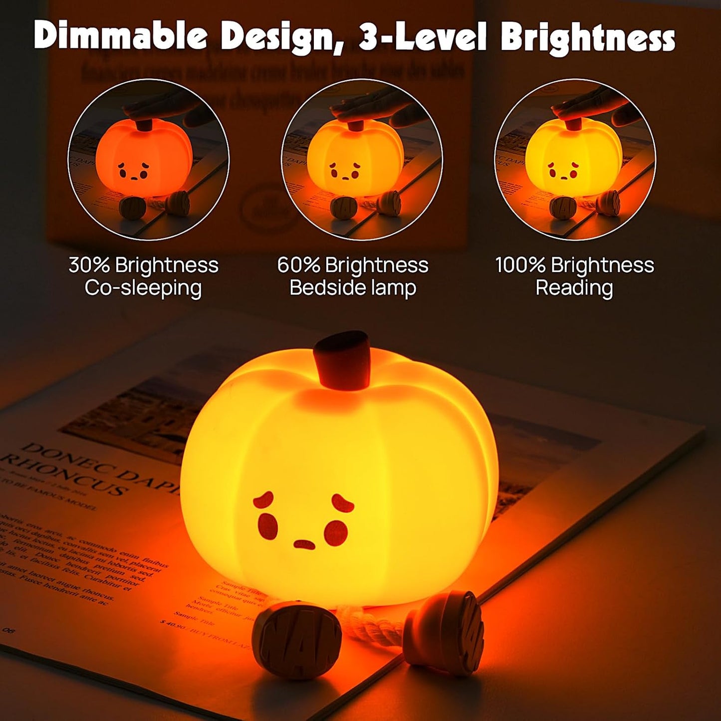 Magical Pumpkin Glow Mood Lamp