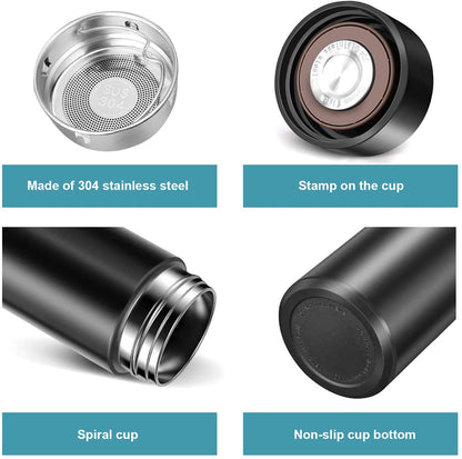 Temperature Water Bottle | Smart Vacuum Insulated Thermos Water Bottle | Water Bottle with LED Temperature Display
