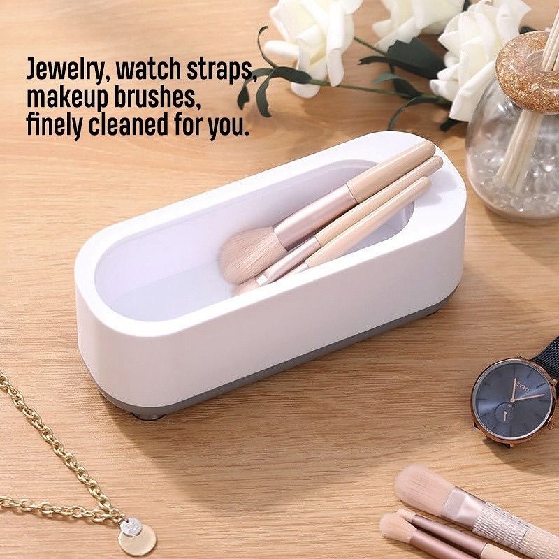 LuxeGlow Ultrasonic Jewelry & Makeup Brush Cleaner