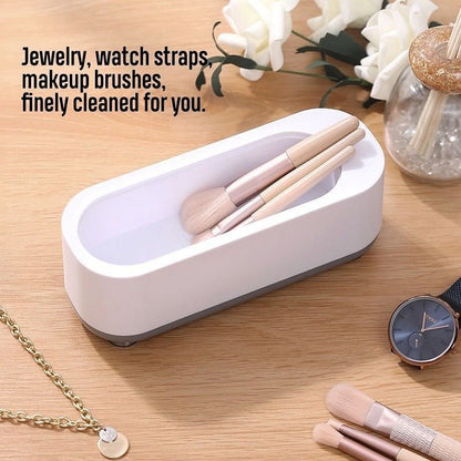 LuxeGlow Ultrasonic Jewelry & Makeup Brush Cleaner