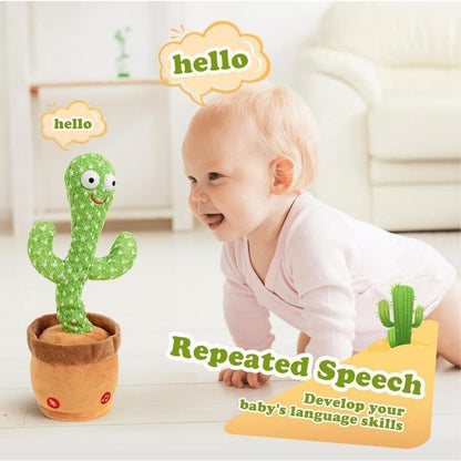 Interactive Dancing & Talking Cactus Toy