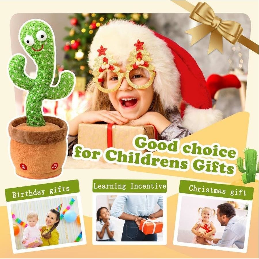 Interactive Dancing & Talking Cactus Toy