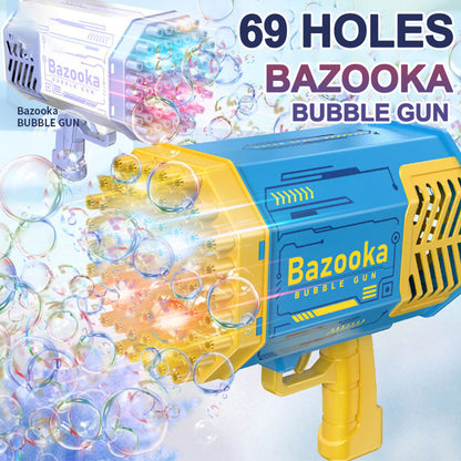 Bubble Gun Machine Kids Automatic Soap Based Bubble Blower