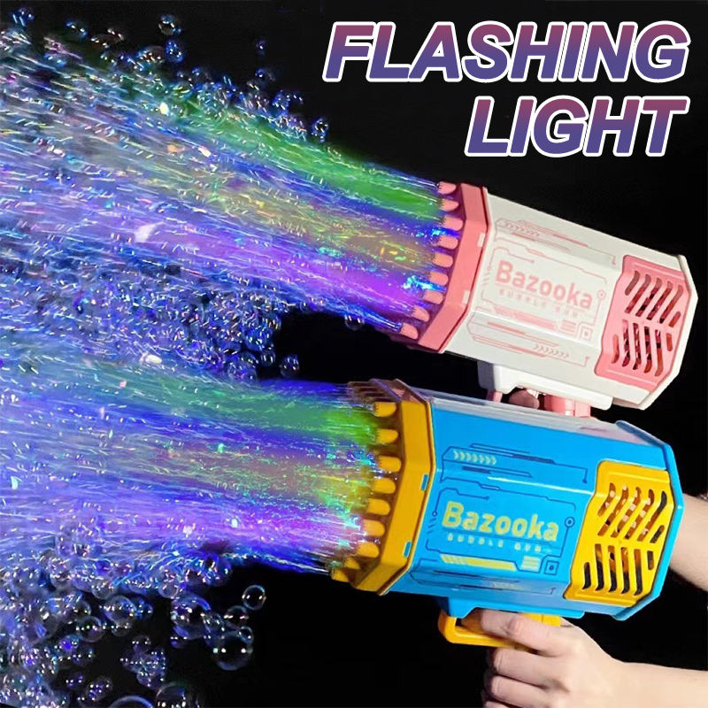 Bubble Gun Machine Kids Automatic Soap Based Bubble Blower