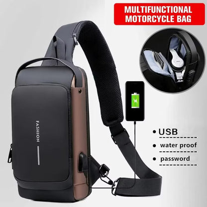 Waterproof Anti-Theft Sling Bag for Men & Women