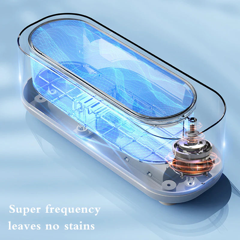 LuxeGlow Ultrasonic Jewelry & Makeup Brush Cleaner