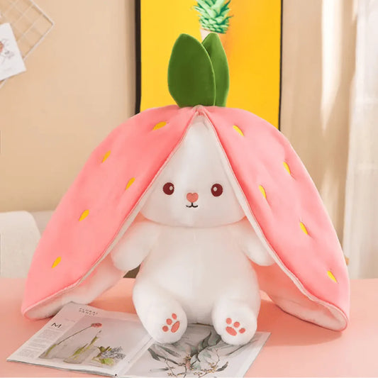 Toy Pillow, Reversible Bunny, Cute Soft Rabbit