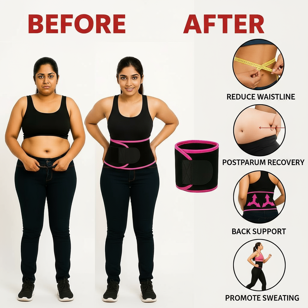 SlimFit™ Waist Trimmer Belt + eBook Plan
