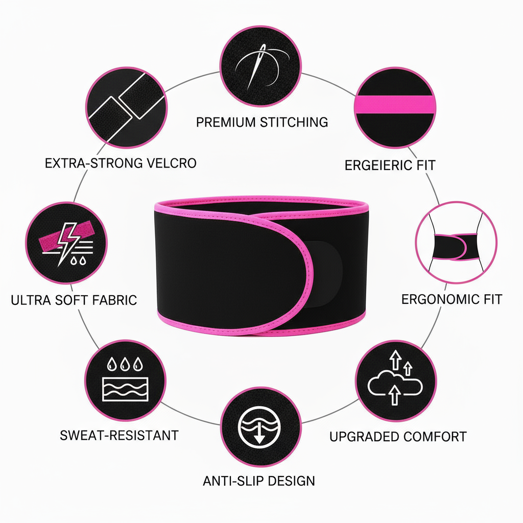 SlimFit™ Waist Trimmer Belt + eBook Plan