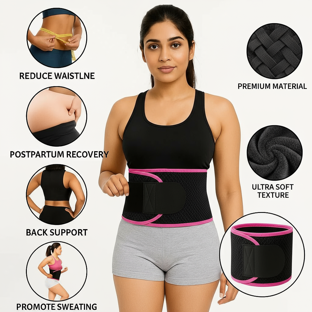 SlimFit™ Waist Trimmer Belt + eBook Plan