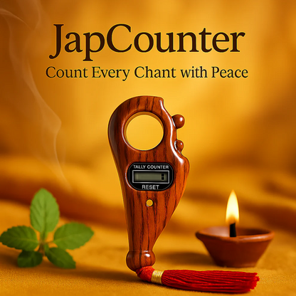 Tulsi Wood Digital Jaap Counter