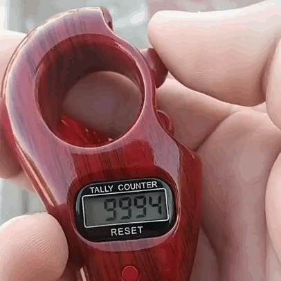 Tulsi Wood Digital Jaap Counter