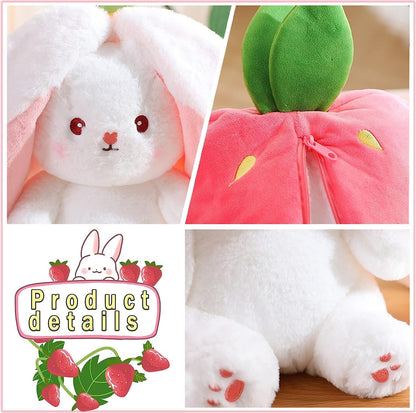Toy Pillow, Reversible Bunny, Cute Soft Rabbit