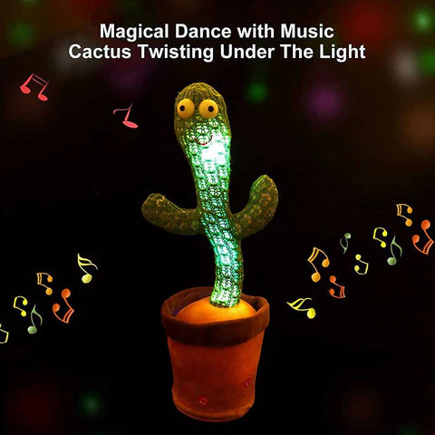Interactive Dancing & Talking Cactus Toy